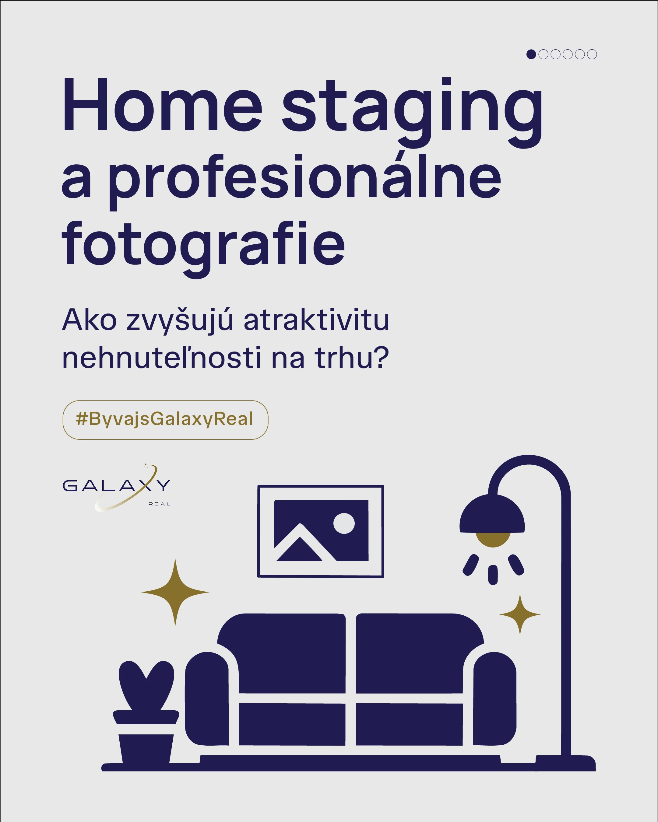 artivo. grafika pre Galaxy Real — úvod Home staging a profesionálne fotografie